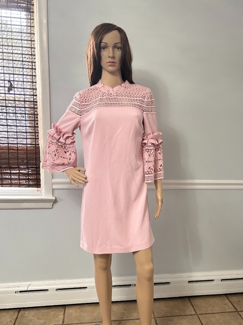 Ted Baker London Lucila Dress Dusky Pink Size 2